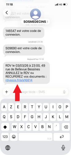 screen rdv asos SOS médecins Niort 79